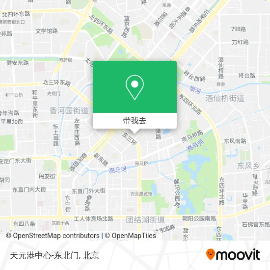 天元港中心-东北门地图