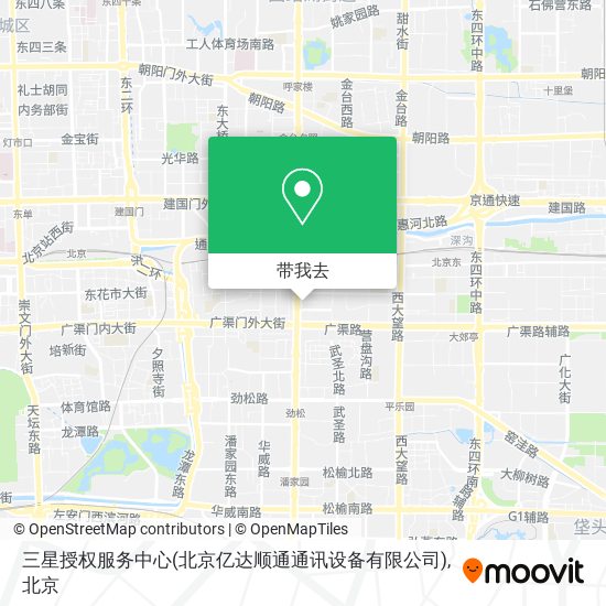 三星授权服务中心(北京亿达顺通通讯设备有限公司)地图