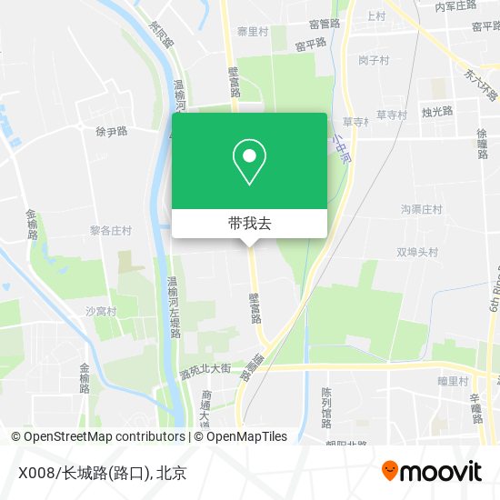 X008/长城路(路口)地图