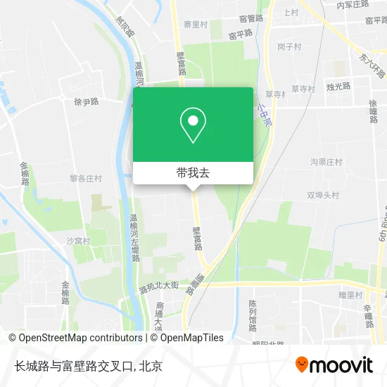 长城路与富壁路交叉口地图