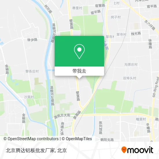 北京腾达铝板批发厂家地图