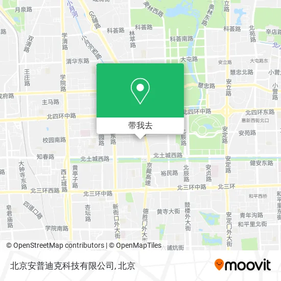 北京安普迪克科技有限公司地图