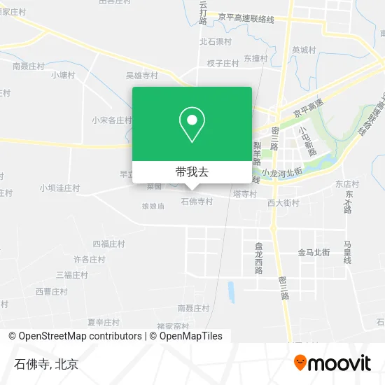 石佛寺地图