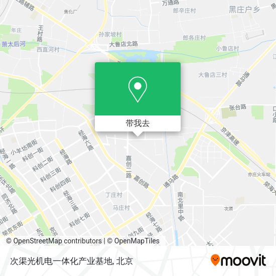 次渠光机电一体化产业基地地图