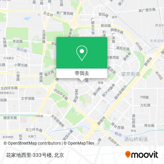 花家地西里-333号楼地图