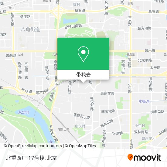 北重西厂-17号楼地图