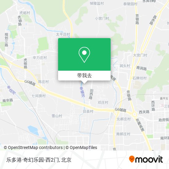 乐多港·奇幻乐园-西2门地图