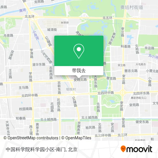 中国科学院科学园小区-南门地图