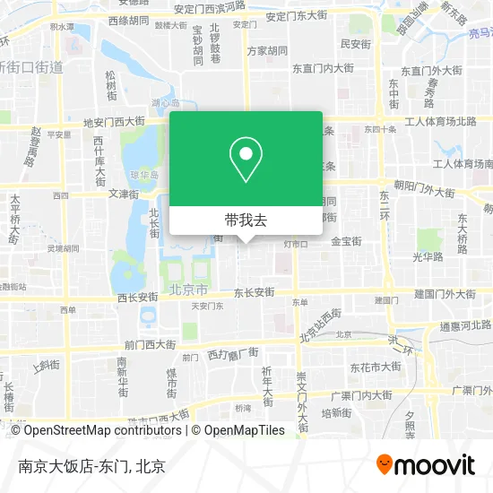 南京大饭店-东门地图