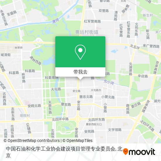 中国石油和化学工业协会建设项目管理专业委员会地图
