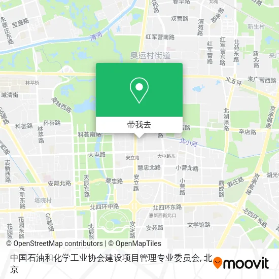 中国石油和化学工业协会建设项目管理专业委员会地图