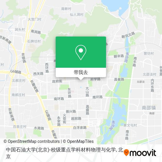 中国石油大学(北京)-校级重点学科材料物理与化学地图
