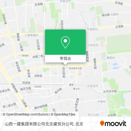 山西一建集团有限公司北京建筑分公司地图