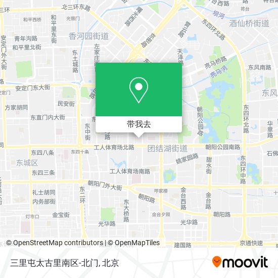 三里屯太古里南区-北门地图