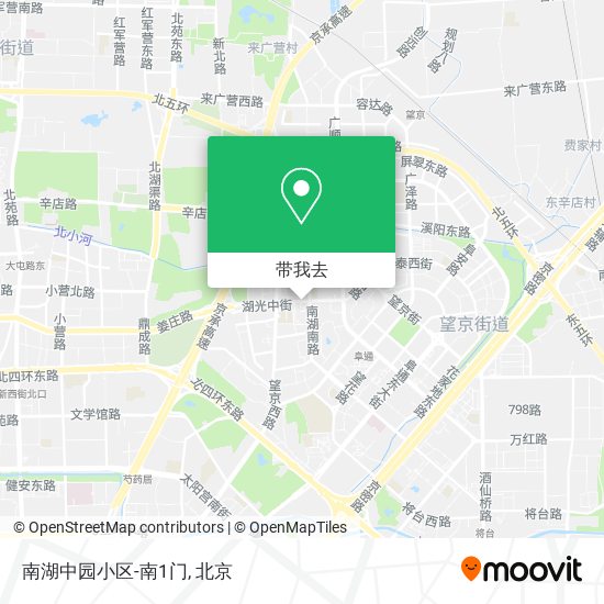 南湖中园小区-南1门地图