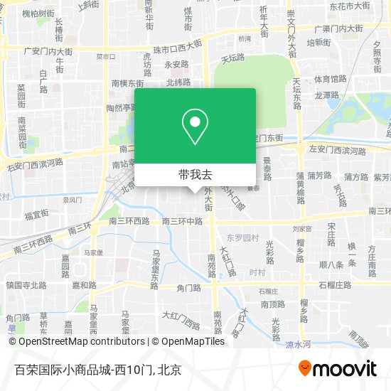 百荣国际小商品城-西10门地图