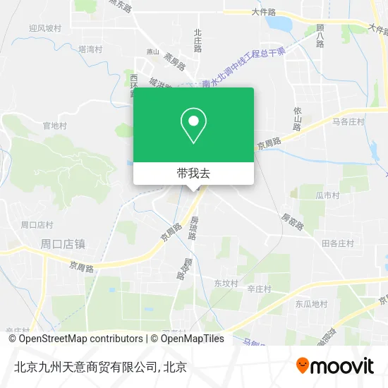 北京九州天意商贸有限公司地图