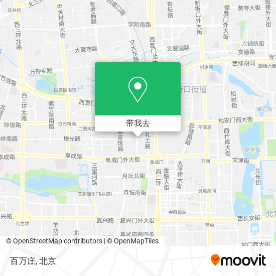 百万庄地图