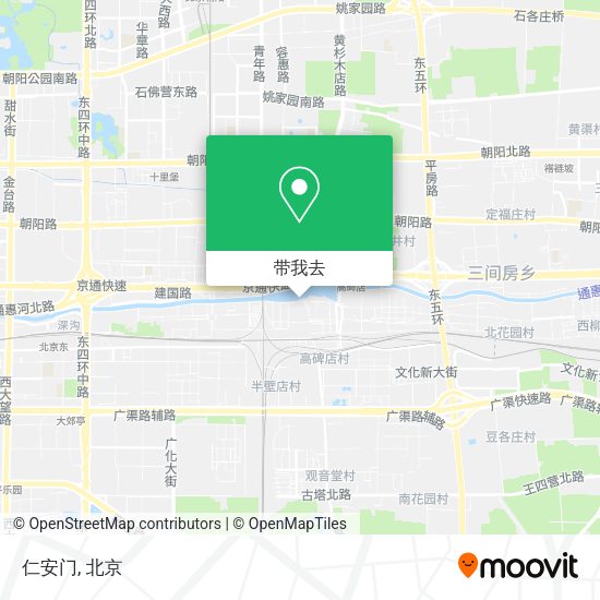 仁安门地图