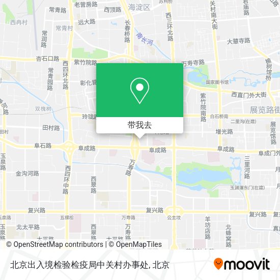 北京出入境检验检疫局中关村办事处地图