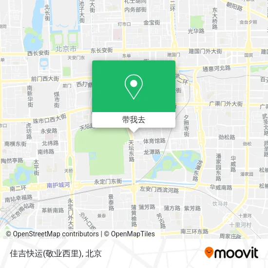 佳吉快运(敬业西里)地图