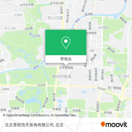 北京景程浩天装饰有限公司地图