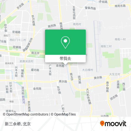 新三余桥地图