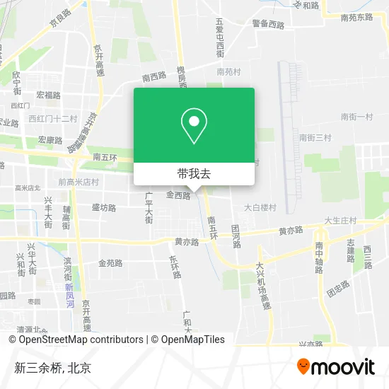 新三余桥地图