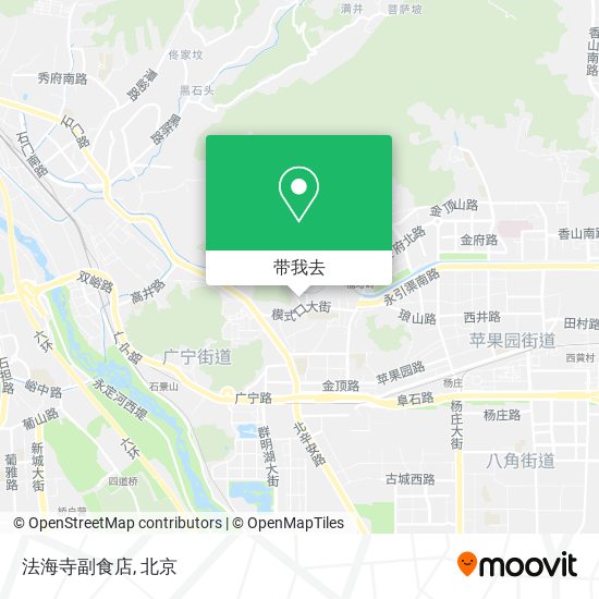 法海寺副食店地图