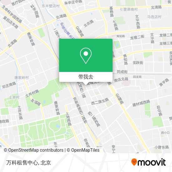 万科租售中心地图
