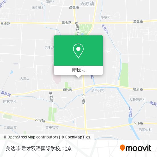美达菲·君才双语国际学校地图