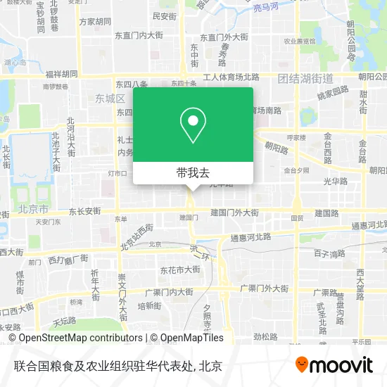 联合国粮食及农业组织驻华代表处地图