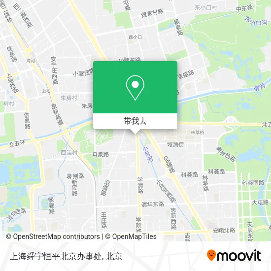 上海舜宇恒平北京办事处地图