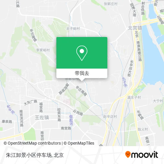 朱江卸景小区停车场地图