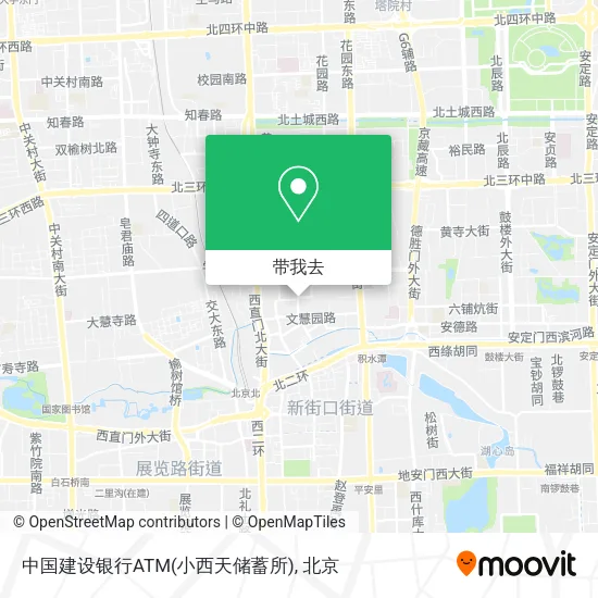 中国建设银行ATM(小西天储蓄所)地图