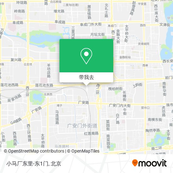 小马厂东里-东1门地图