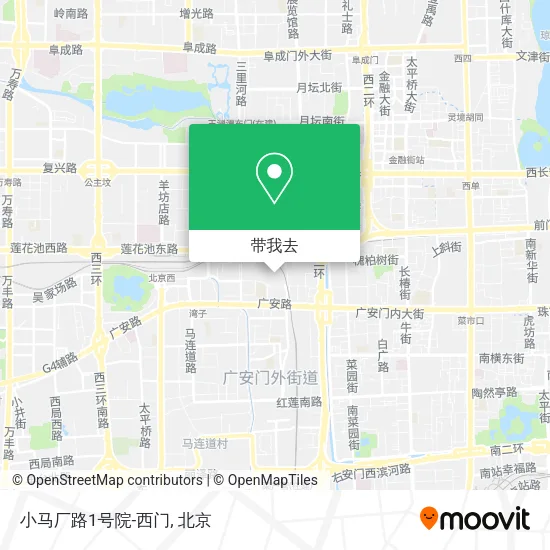 小马厂路1号院-西门地图