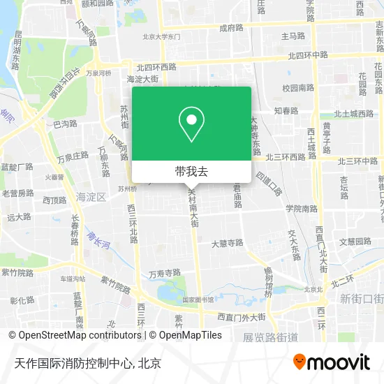 天作国际消防控制中心地图