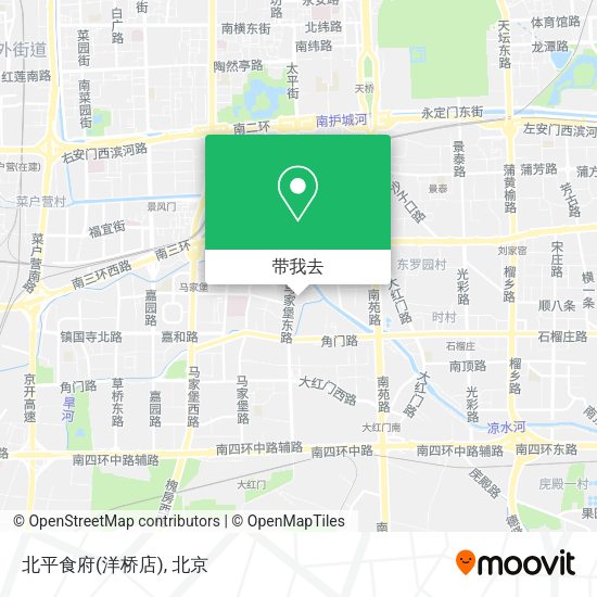 北平食府(洋桥店)地图
