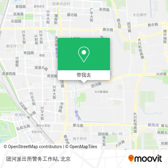 团河派出所警务工作站地图