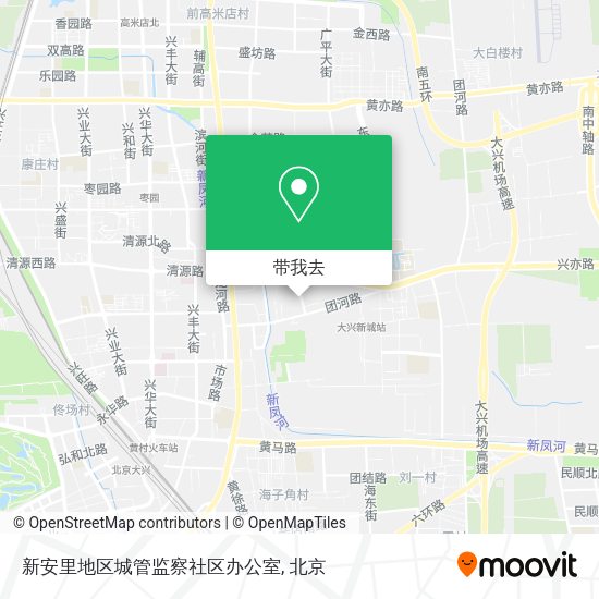 新安里地区城管监察社区办公室地图
