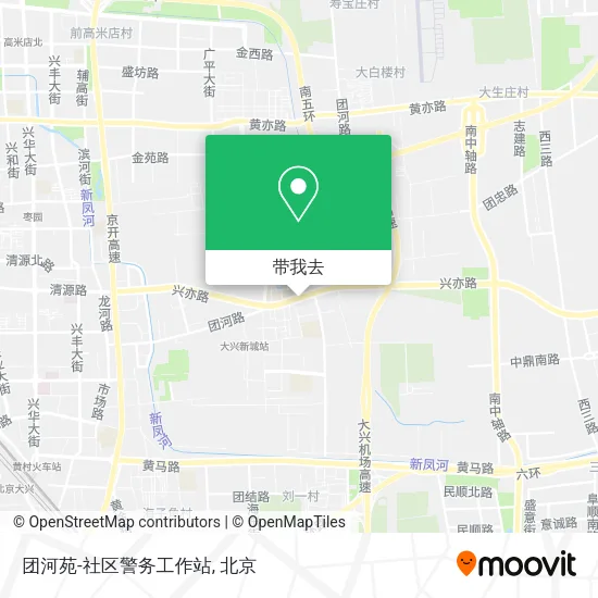 团河苑-社区警务工作站地图