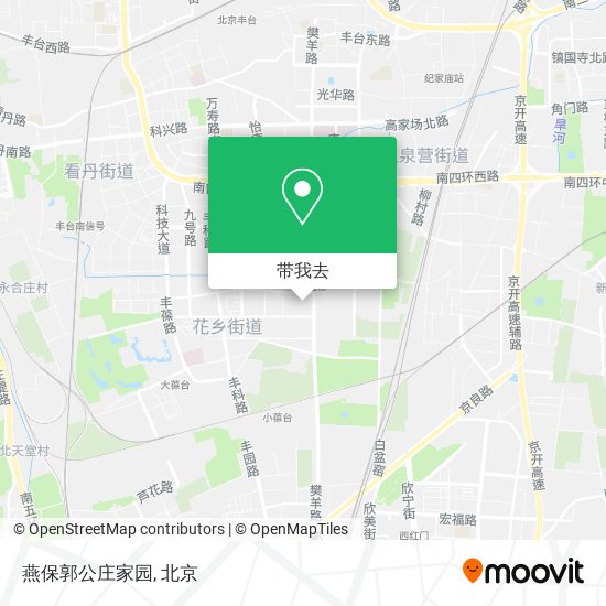 燕保郭公庄家园地图