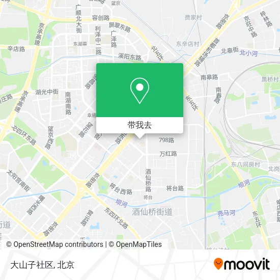 大山子社区地图