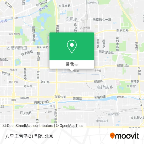 八里庄南里-21号院地图
