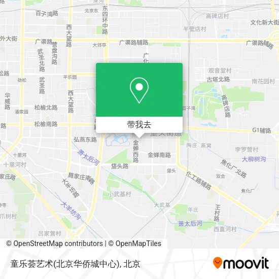 童乐荟艺术(北京华侨城中心)地图