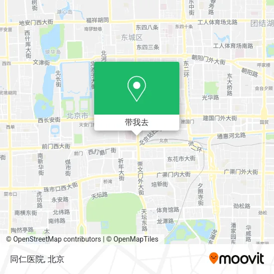 同仁医院地图