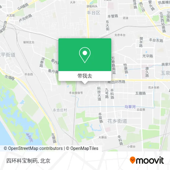 四环科宝制药地图