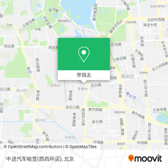 中进汽车租赁(西四环店)地图