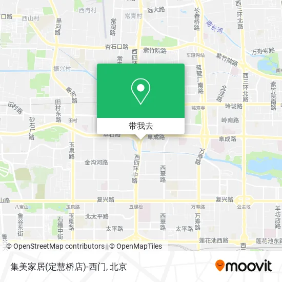 集美家居(定慧桥店)-西门地图